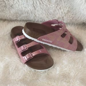 Birkenstock Vegan Shiny Snake print Size 38